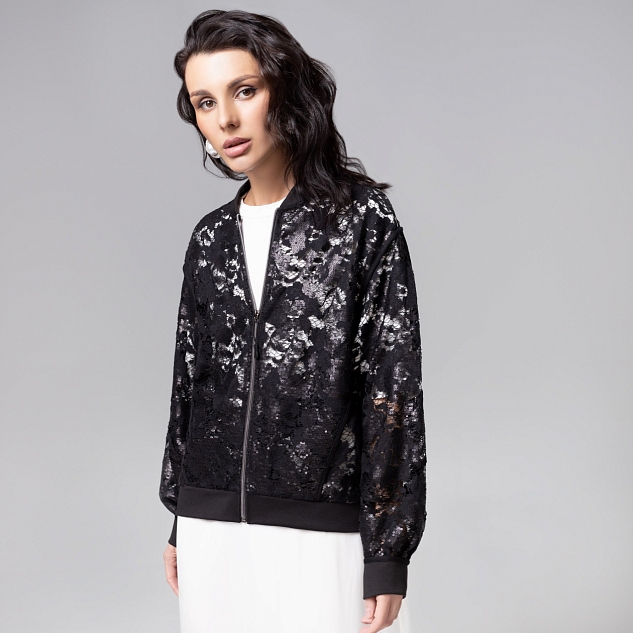 Бомбер Секрет смелости (чёрный)