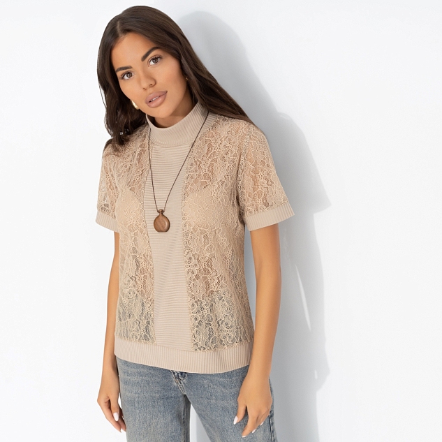 Футболка Фирменное приветствие (капучино)