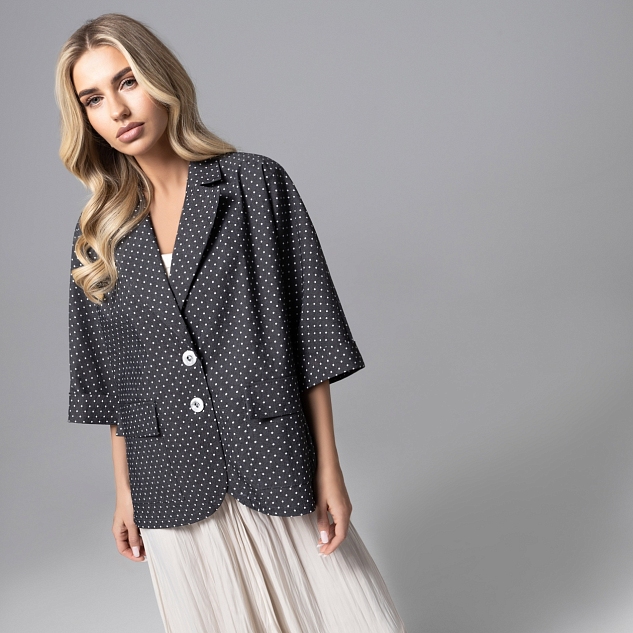 Жакет Джинсовый стиль (черный)