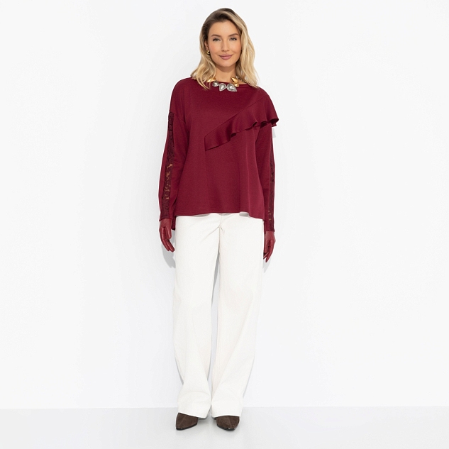 Туника Вам письмо (бордовая)