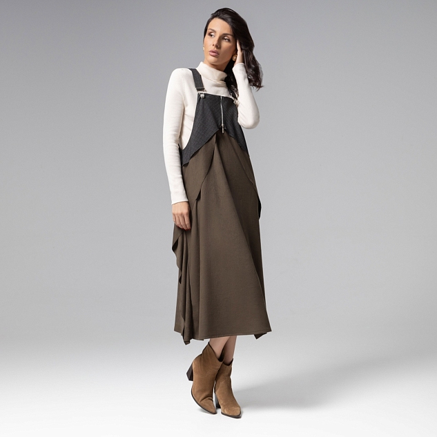 Сарафан Ушла красиво (dark green)