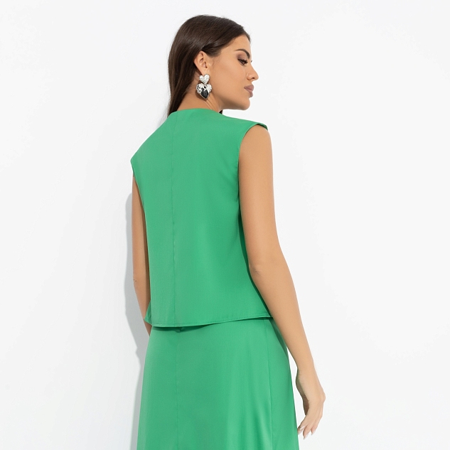 Костюм с юбкой Подход со вкусом (green, 2 в 1)