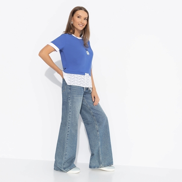 Футболка Романтика с перчинкой (синяя)