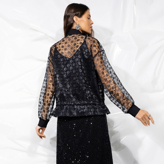 Бомбер Эпичный шик (black)