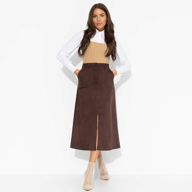 Юбка Откровенно шикарная (шоколадный мусс)