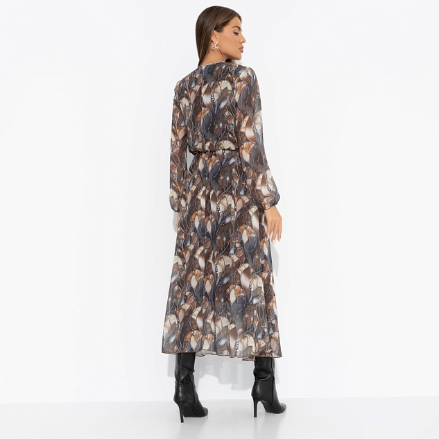 Платье Летящие мгновения (brown)